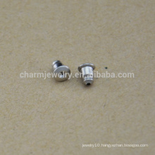 BXG037 Earrings Findings Ear Safety Backs Original Color 304 Surgical Stainless Steel Ear nuts